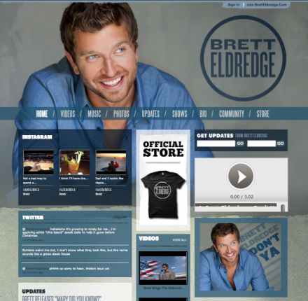 Brett Eldredge Official Website